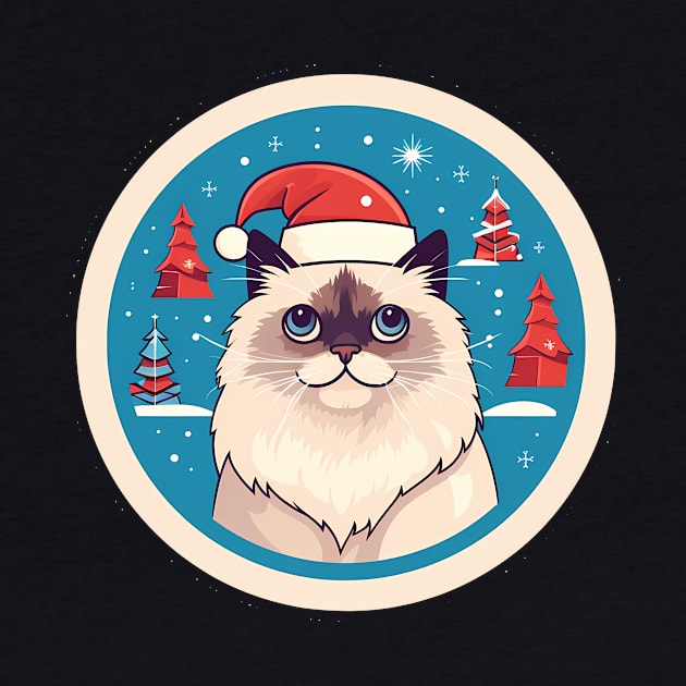 Birman Cat Xmas, Love Cats by dukito